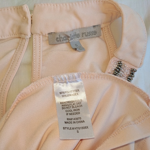 Charlotte russe highneck line top size S - Picture 4 of 8